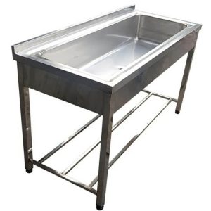 وان استیل ظرفشویی یک متری شستشوی میوه سبزیجات